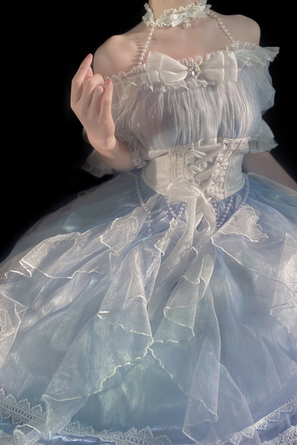Sheer Blue Mermaid Lolita Dress