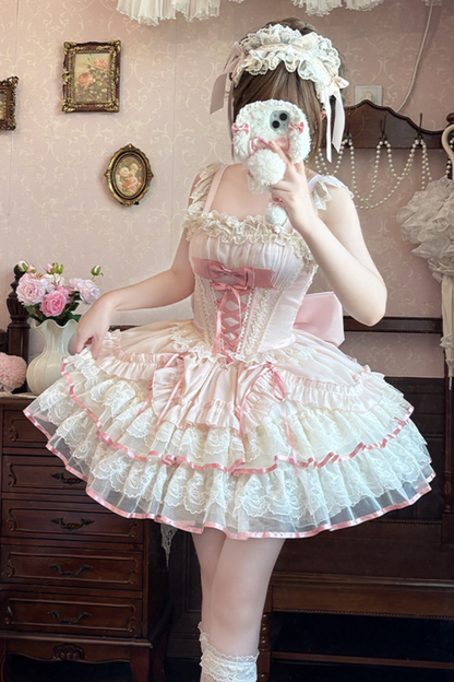 スイートロリータバレエジャンパースカート
