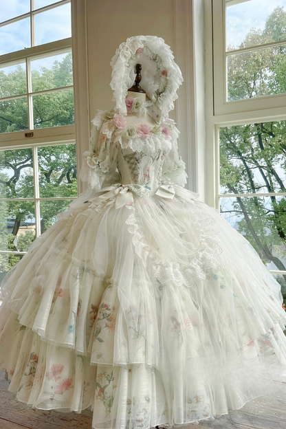 [Pre-order] Flower Fairy Bridal Lolita Dress