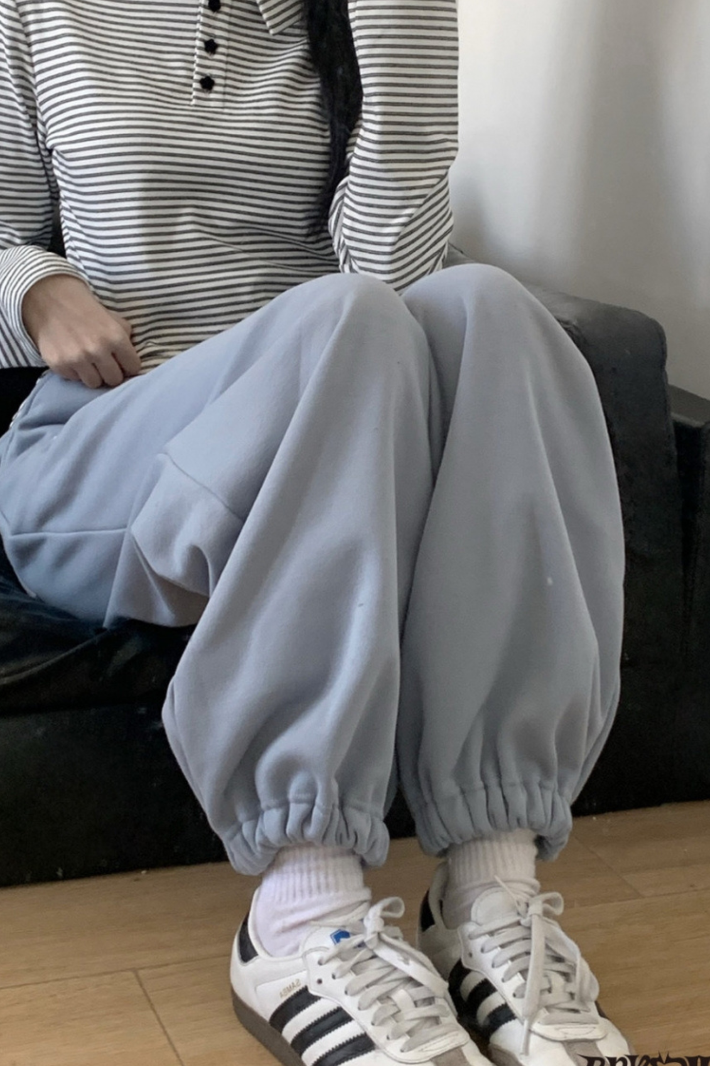 エンブロイダードスノーフレークサーマルパンツ