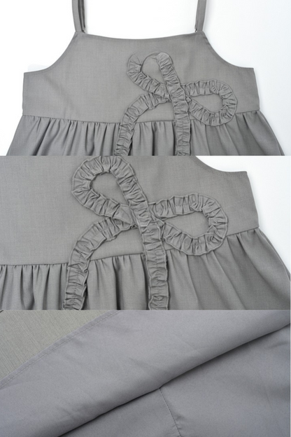 ガーリーグレーピンクセットアップ