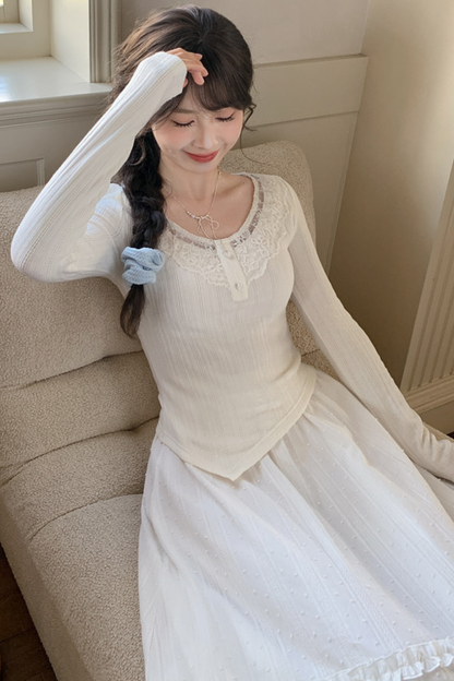 スイートスリムアシメトップス