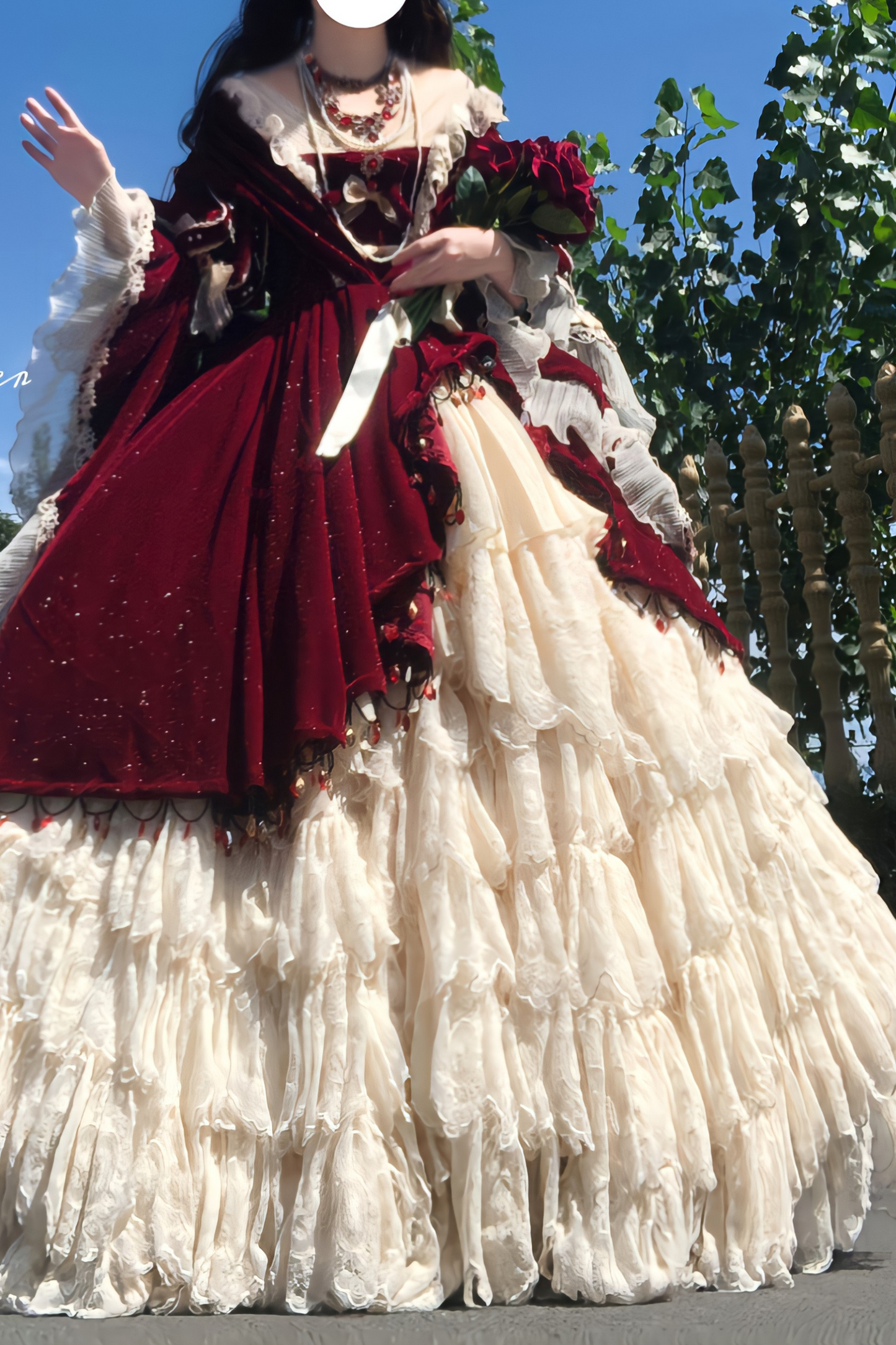 Marguerite Frill Petticoat Skirt