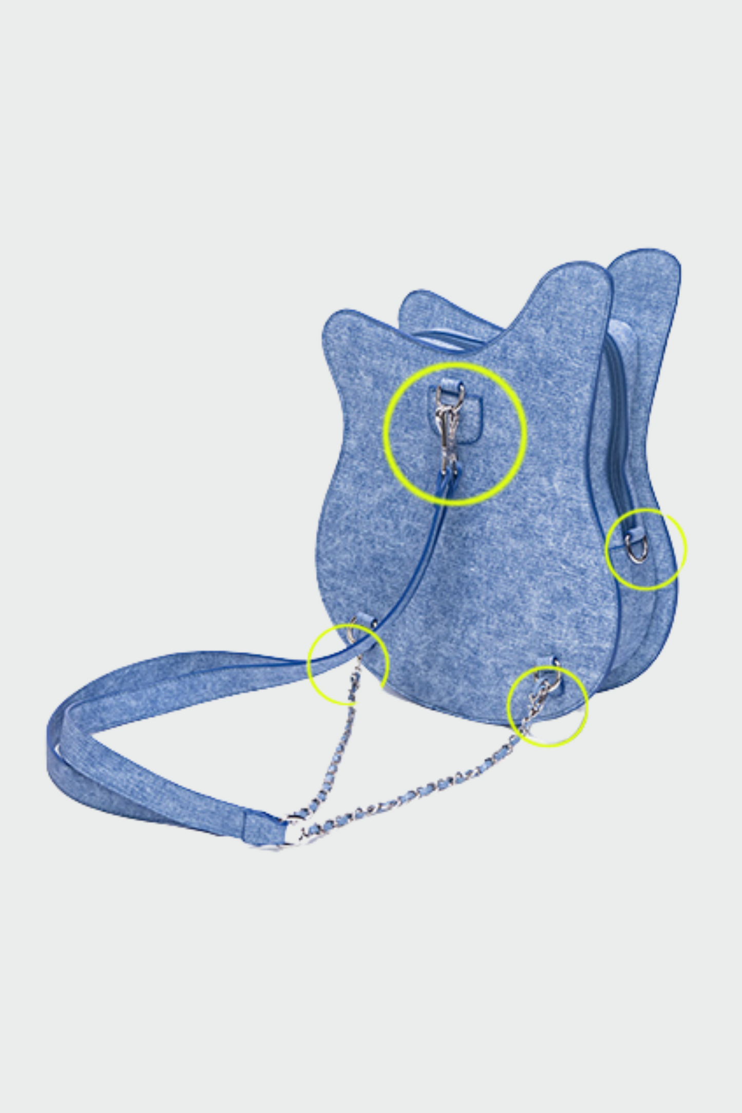 デニムギターカジュアルクリエイティブバッグ