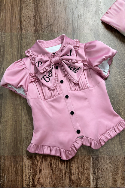 【3月10日予約締切】キャンディハートビートロリータシャツ+ジャンパースカート+ハット+リボン