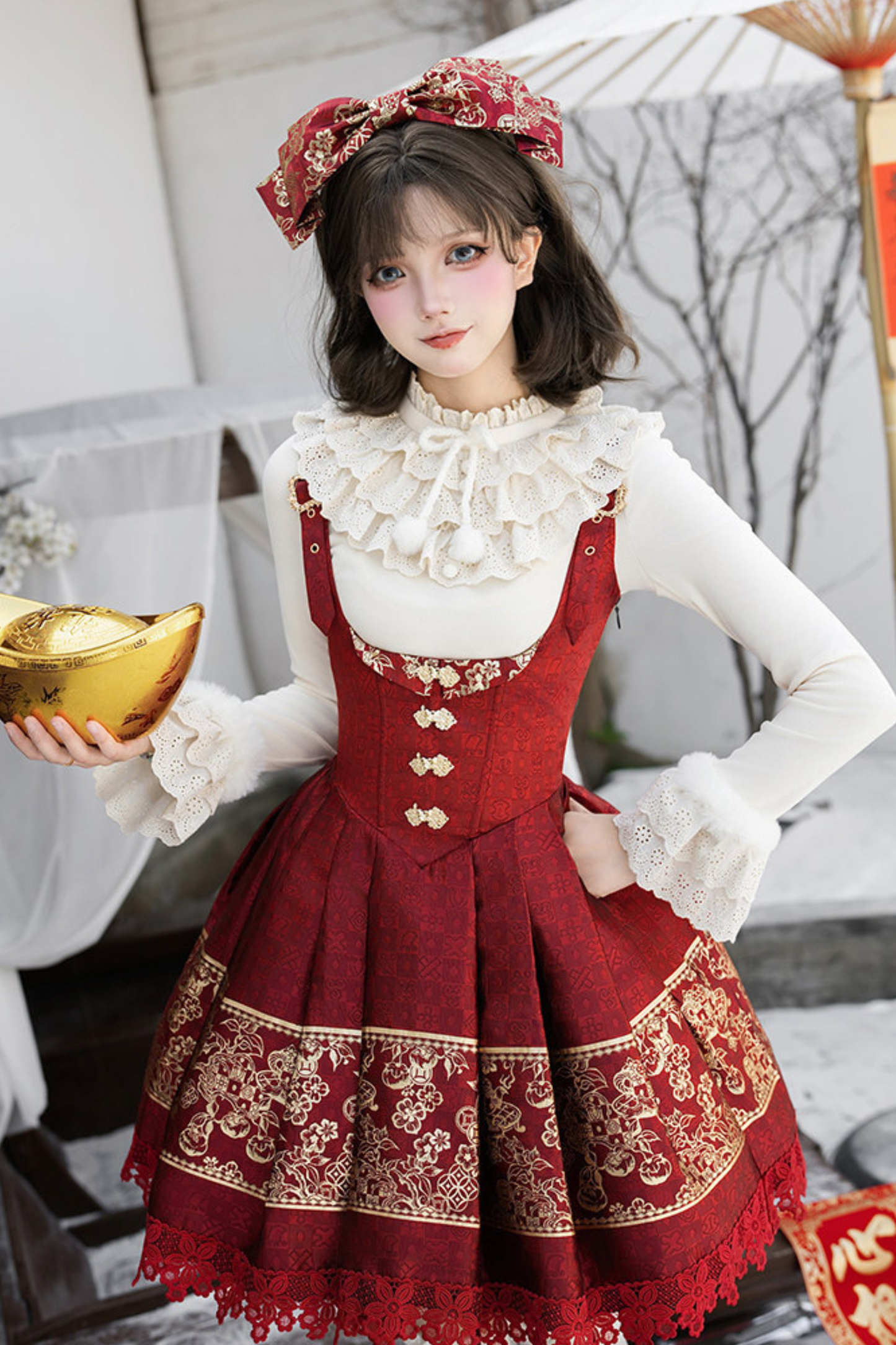 China Gorgeous Doll Dress + Top + Catsuit