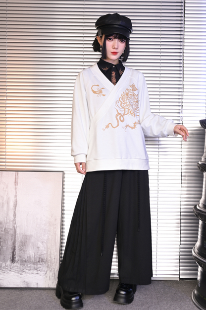 チャイナデザインプルオーバー