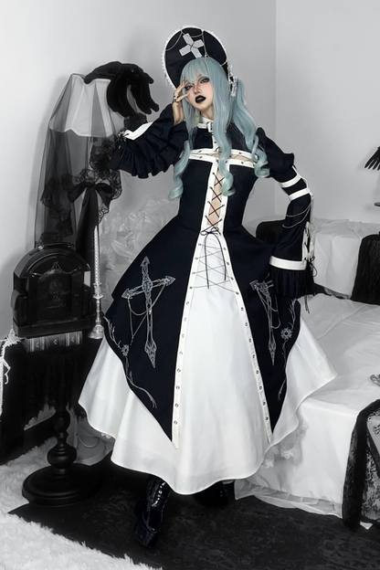 Gothic Lolita Dress + Nurse Hat
