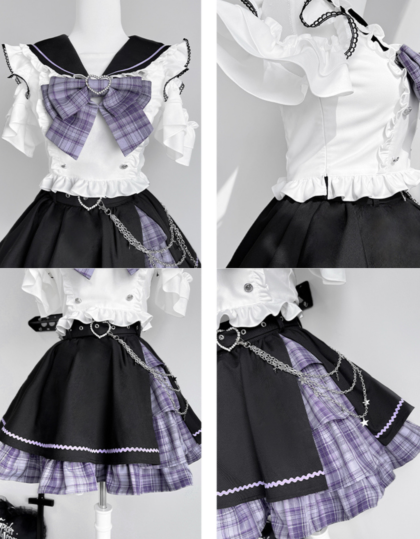 ドリームスターフリルセーラーカラーセットアップ＋レッグカバー
