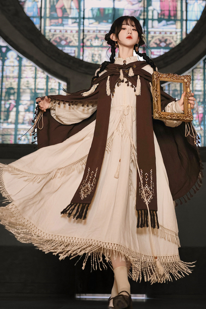 Dream Weaver Dress + Outerwear + Necklace