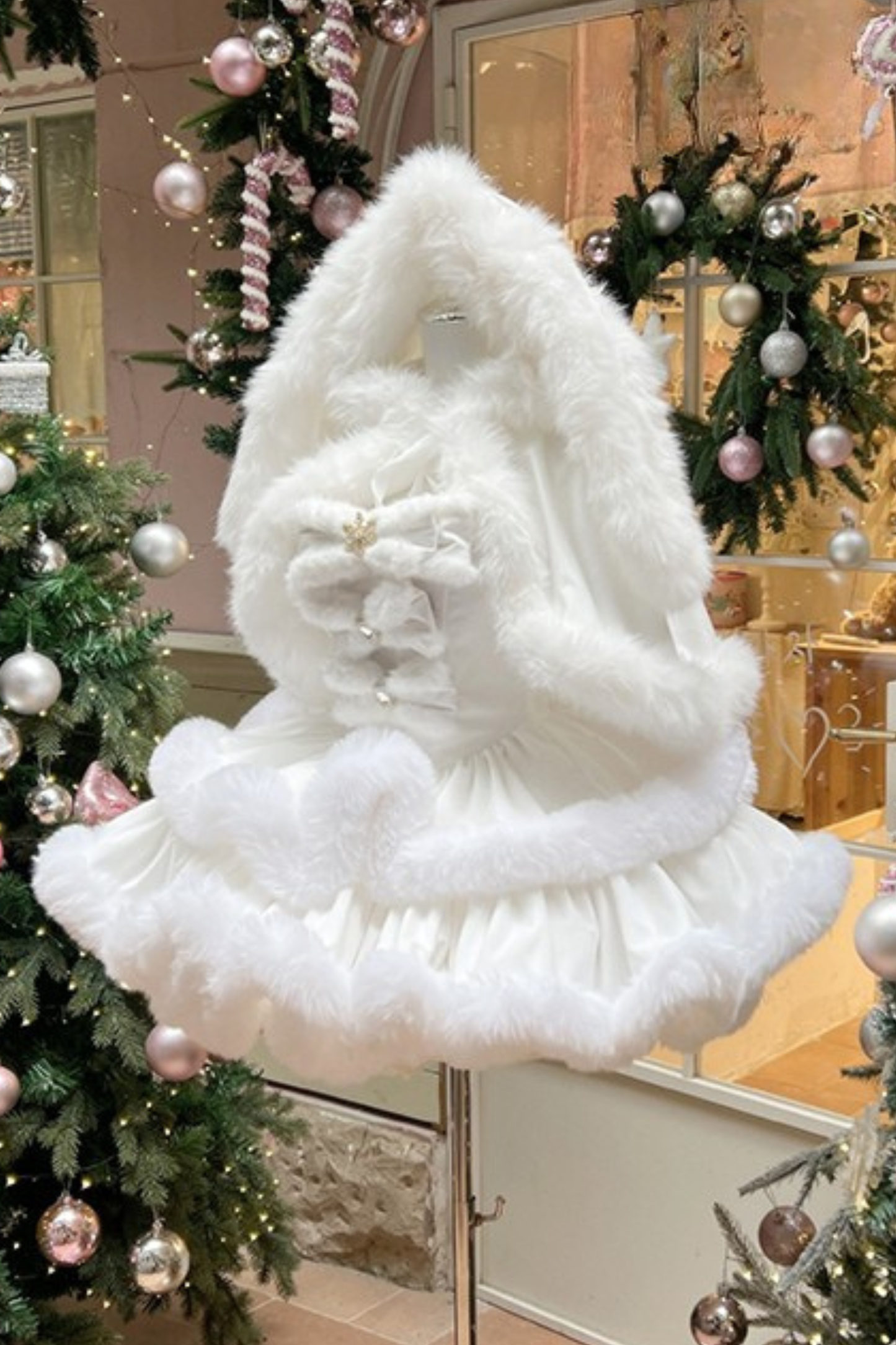 アンゴラファープリンセスドレス+ラビットマント+シアーテール