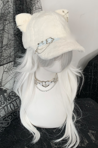 Cat Ear Metal Baseball Cap