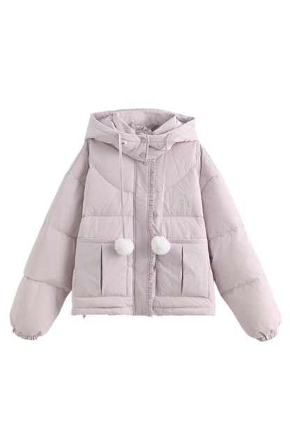 スウィートホワイトダックダウンジャケット