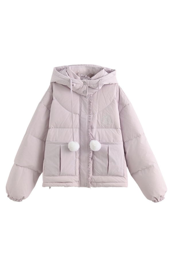 スウィートホワイトダックダウンジャケット