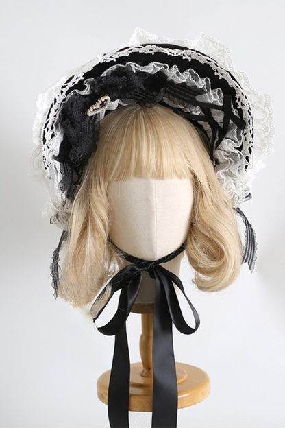 モノクロシックフロルドールロリータアクセサリー