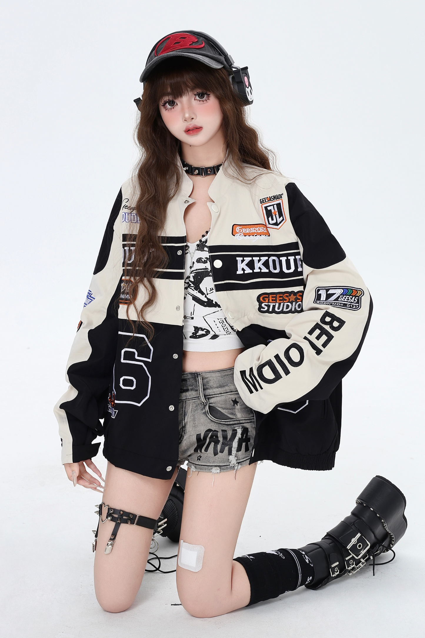 アメリカンストリートベイブスベースボールジャケット