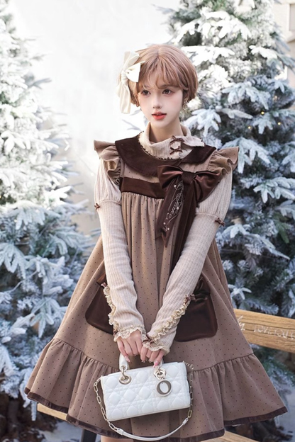 エーデルワイスフライスリーブドレス