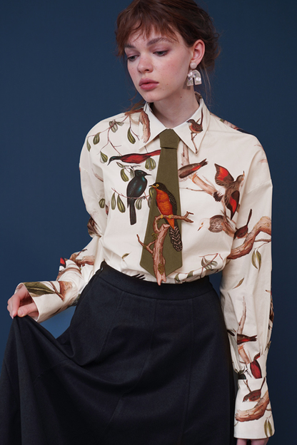 Bird Art Tie