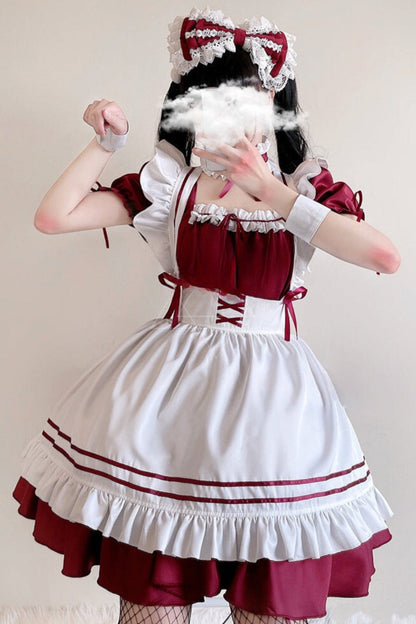 Large Size Loli Maid Cosplay Set