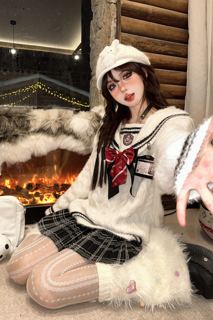 スクールセーラーニット