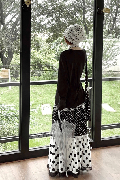 Clover Loose Top + Patchwork Skirt