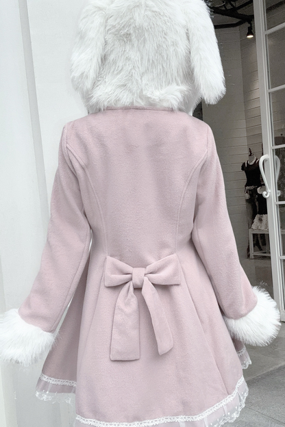 うさ耳ファーフードドールコート