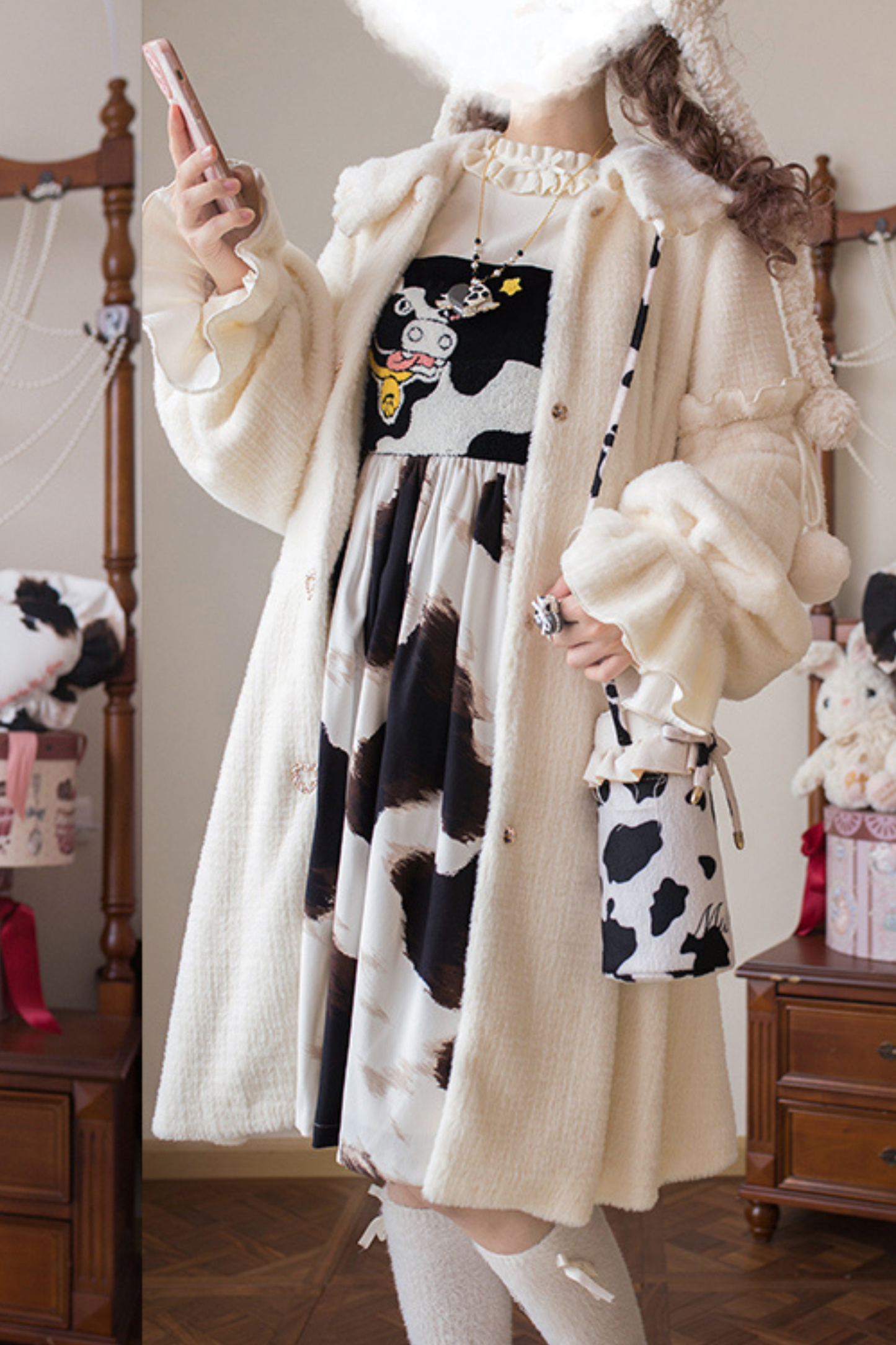 【予約商品】ウォームラビットファーロリータコート