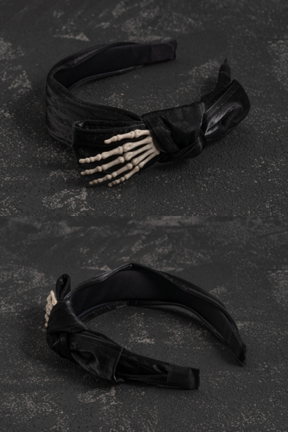 スカルリボンヘアーアクセサリー