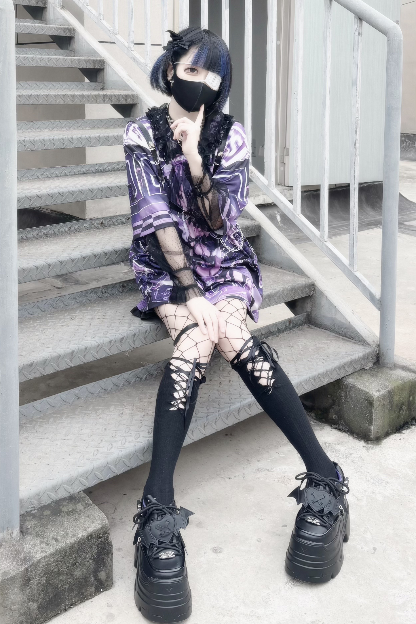 Sweet Cool Muffin Punk Platform Shoes