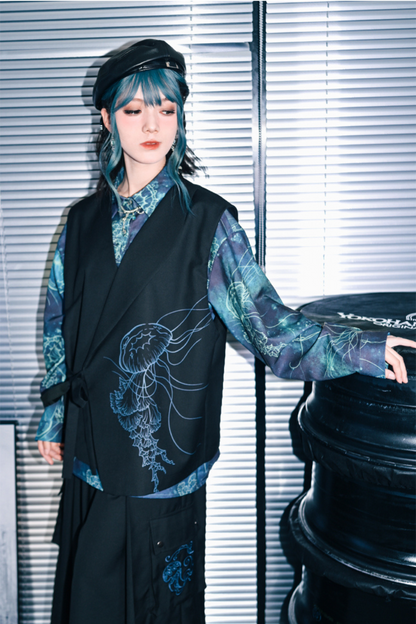 アシンメトリーレイヤードベスト