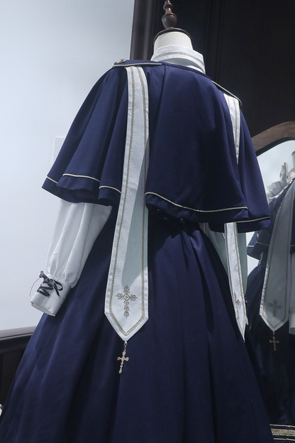 [Pre-order Deadline: August 30] Church Choir Gothic Cape Dress Set + Classical Blouse