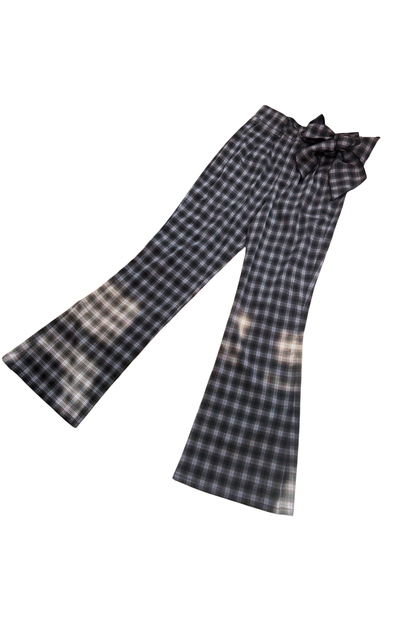 レトロシックモダンワイドレッグパンツ