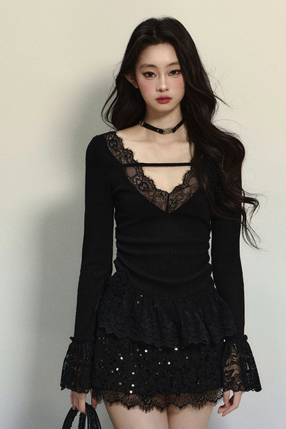 Munich Love Letter Lace Top