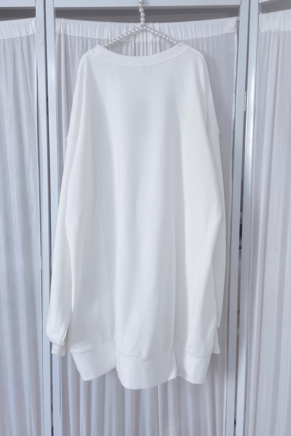 【天使界隈】ホワイトバードアクアルーズスウェットワンピース