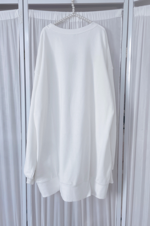 【天使界隈】ホワイトバードアクアルーズスウェットワンピース