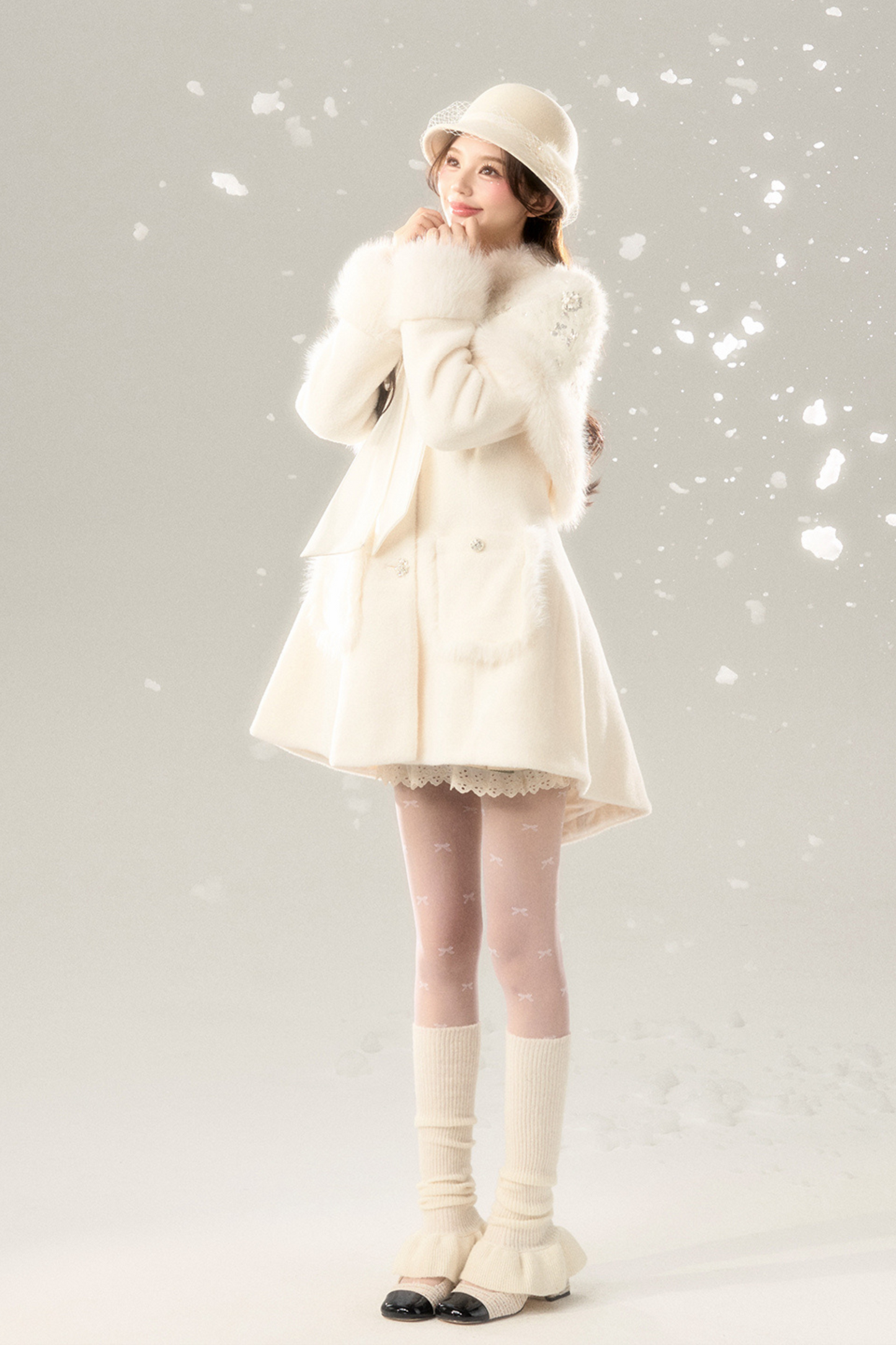 Swan Dream Cape Gentle Cape Coat