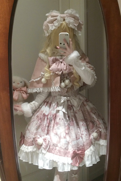 スイートキャットプリンセスロリータドレス+ショール