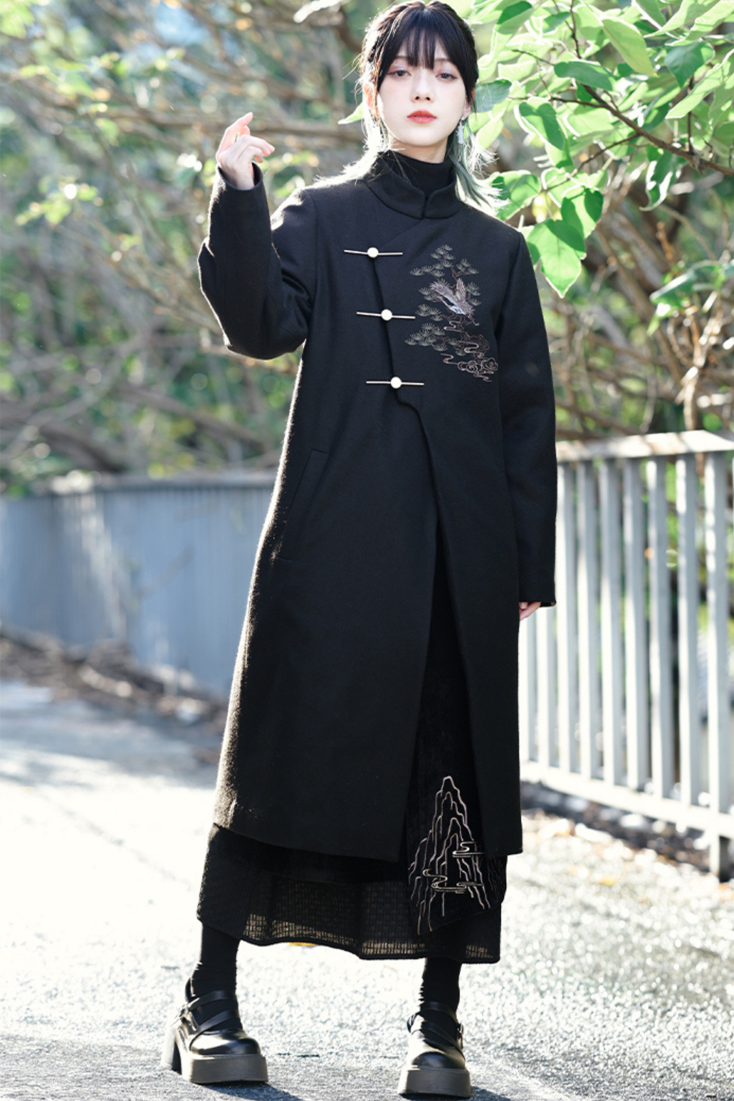 Retro Chinacross Body Coat