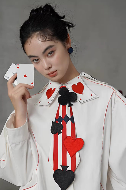 トランプファンタジーカラーブラウス