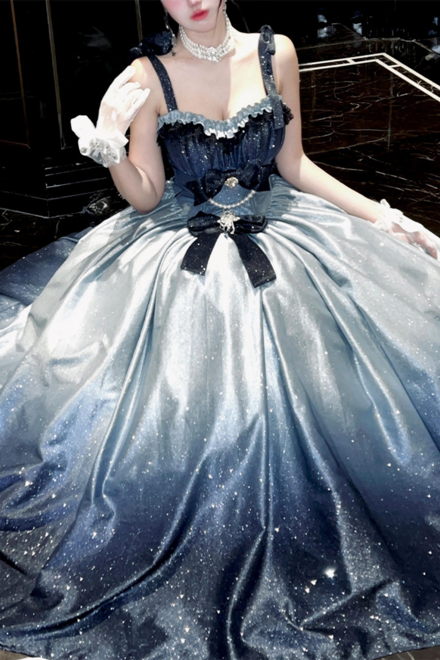 [Reservations] Dark Mode Gradation Lolita Dress