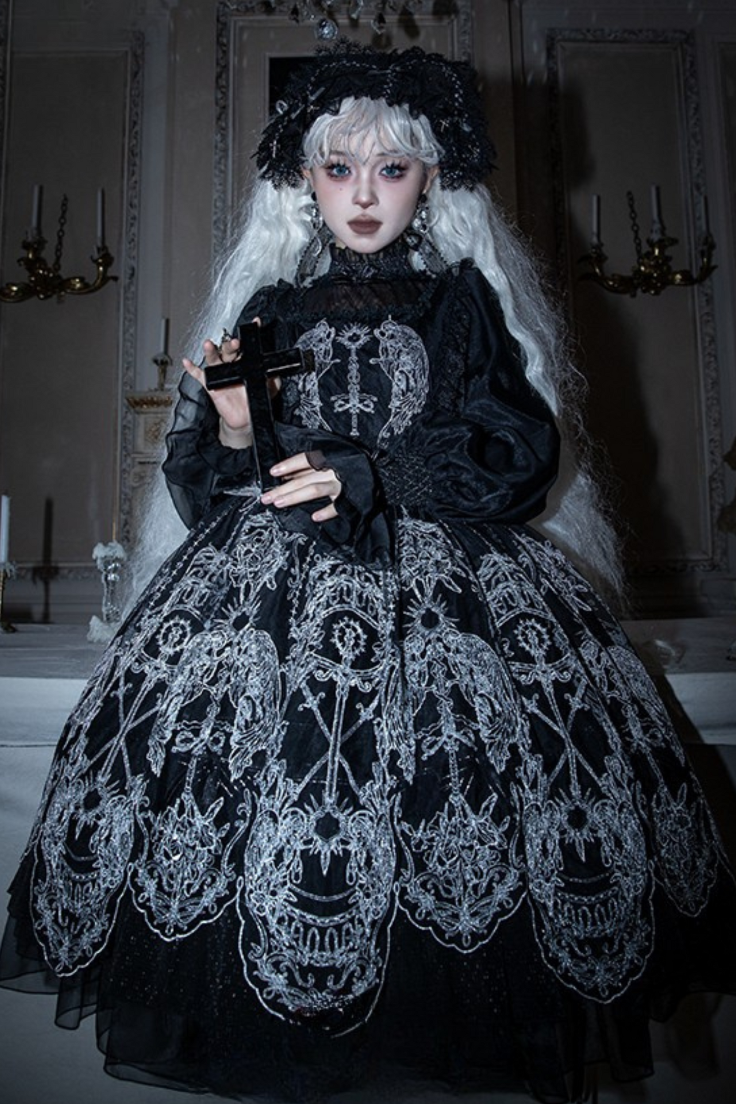 [Reservation Product] Gothic Girl Design Maria Sword Lolita Dress Set