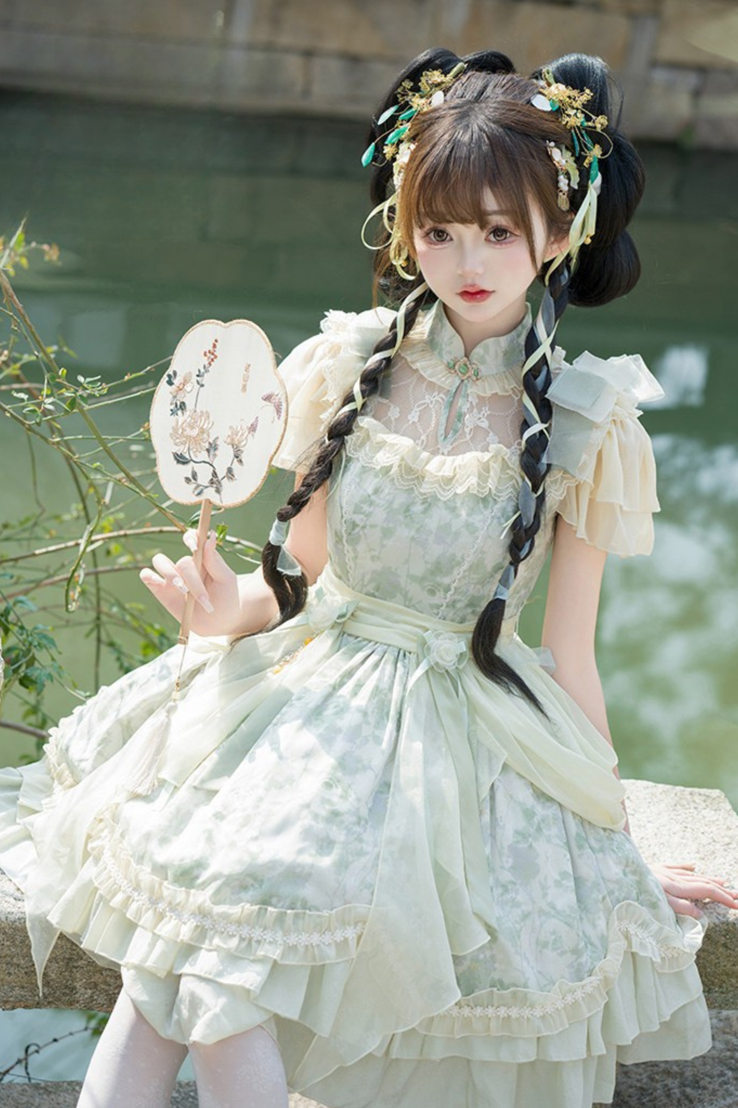 Forest China Lolita Dress
