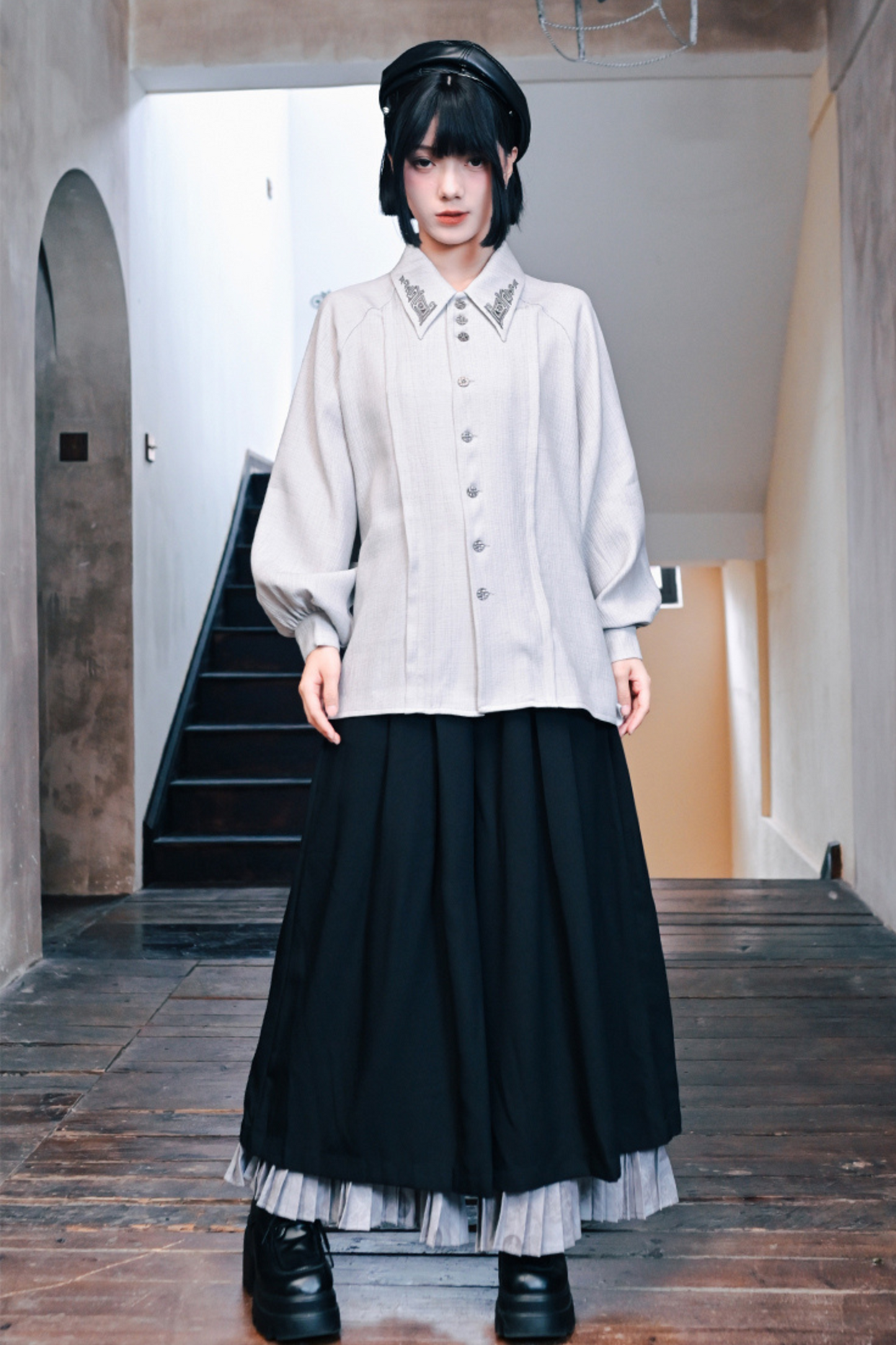 China Lantern Sleeve Shirt