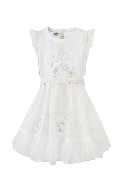 아이스 차이나 셔츠 + 스커트 + 원피스 + 목걸이