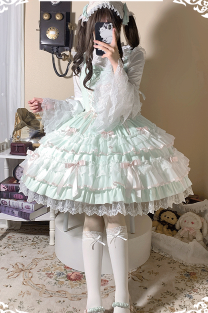 Retro Princess Cake Skirt Gorgeous Doll Jumperskirt