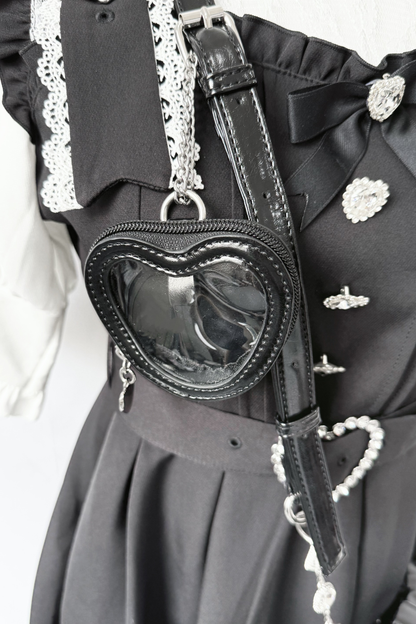 バッグラインストーンエレガントショルダーバッグ