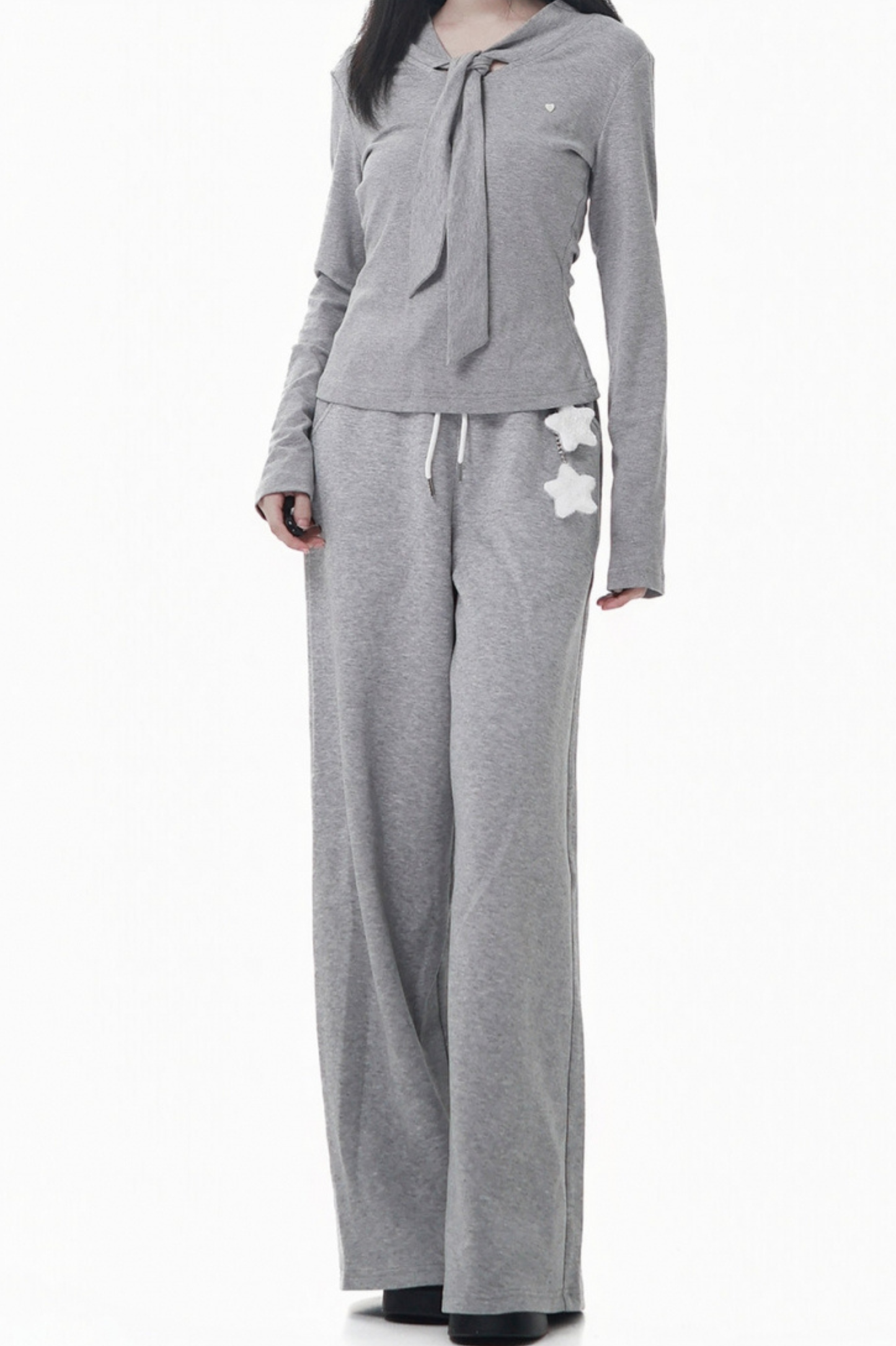ワイドレッグスターペンダントパンツ