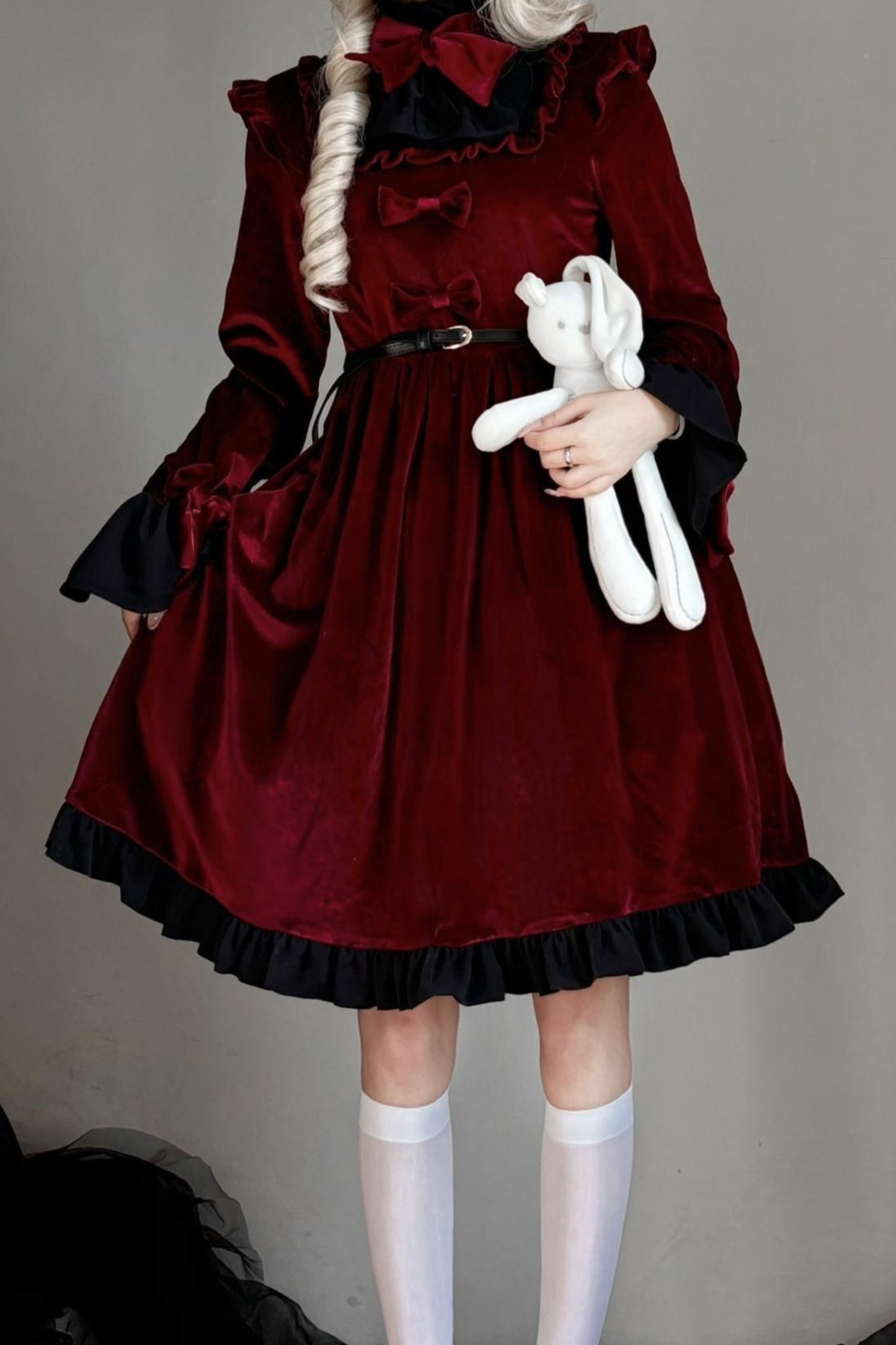 Gothic Dark Doll Dress + Bag