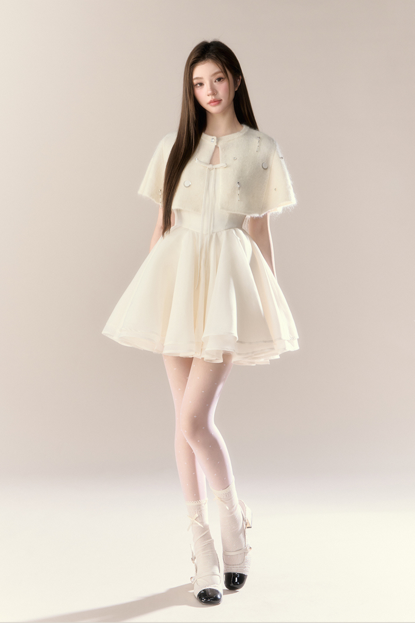 パフィーサスペンダースカート+ショール