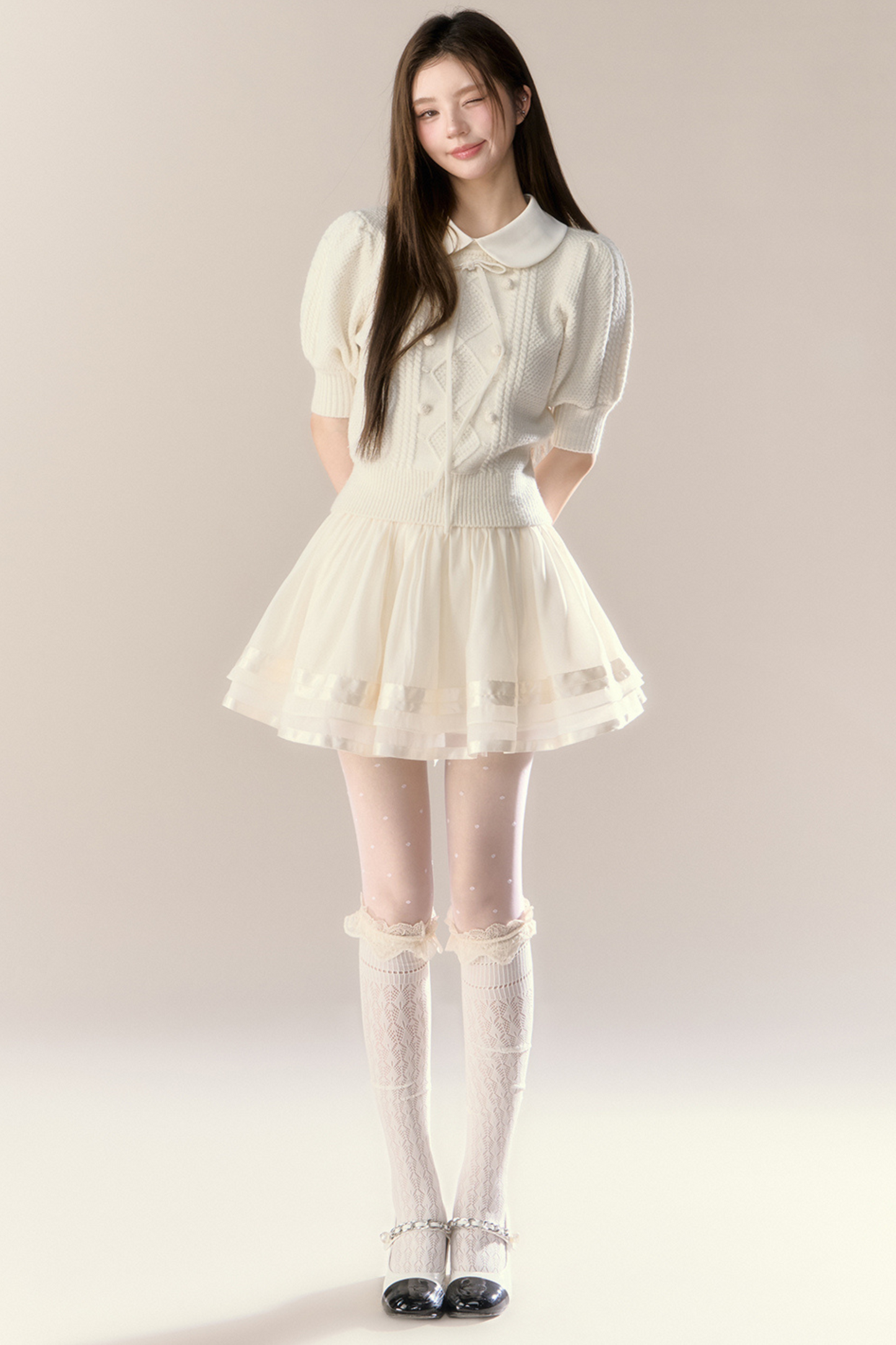 ドールカラーパールキスクラシックトップス